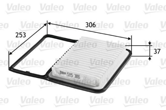 Obrázok Vzduchový filter VALEO  585386