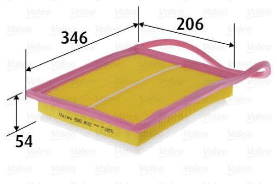 Obrázok Vzduchový filter VALEO  585402