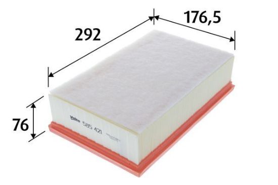 Obrázok Vzduchový filter VALEO  585421