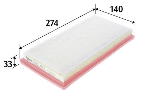 Obrázok Vzduchový filter VALEO  585457