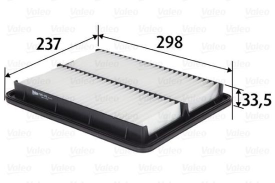 Obrázok Vzduchový filter VALEO  585478
