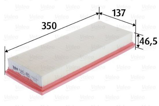 Obrázok Vzduchový filter VALEO  585481