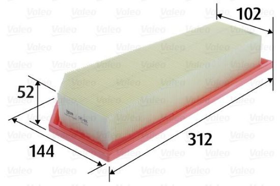 Obrázok Vzduchový filter VALEO  585486