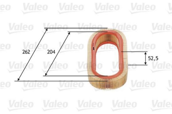 Obrázok Vzduchový filter VALEO  585641