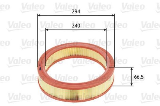 Obrázok Vzduchový filter VALEO  585651
