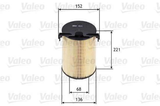 Obrázok Vzduchový filter VALEO  585652