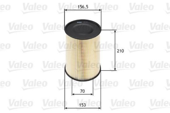 Obrázok Vzduchový filter VALEO  585653