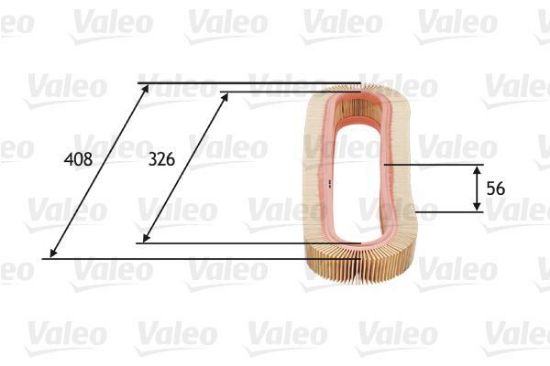 Obrázok Vzduchový filter VALEO  585667