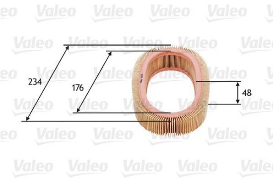 Obrázok Vzduchový filter VALEO  585671