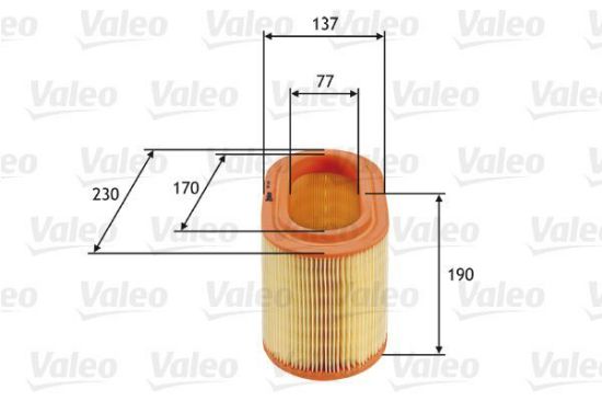 Obrázok Vzduchový filter VALEO  585690