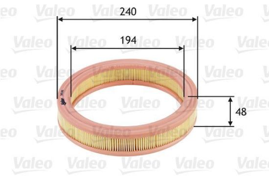 Obrázok Vzduchový filter VALEO  585691