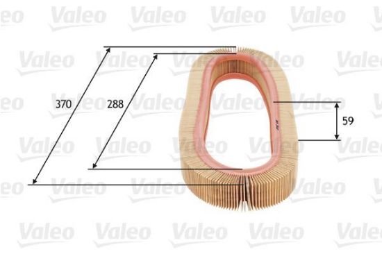 Obrázok Vzduchový filter VALEO  585693