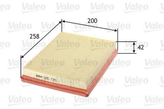 Obrázok Vzduchový filter VALEO  585735