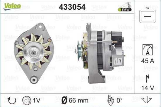 Obrázok Alternátor VALEO  ORIGINS NEW 433054