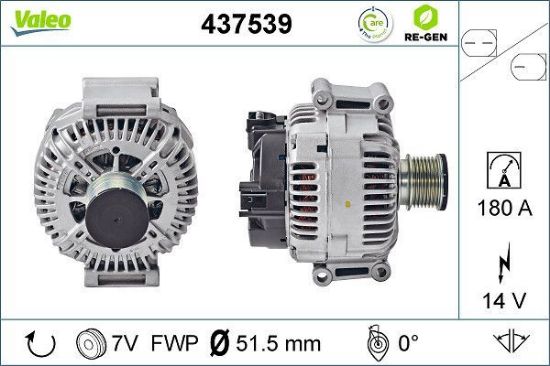 Obrázok Alternátor VALEO  RE-GEN REMANUFACTURED 437539