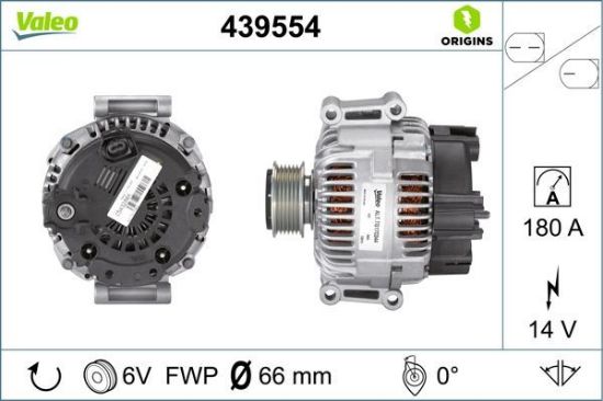 Obrázok Alternátor VALEO  ORIGINS NEW 439554