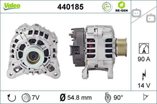 Obrázok Alternátor VALEO  RE-GEN REMANUFACTURED 440185