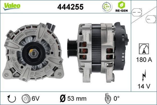 Obrázok Alternátor VALEO  RE-GEN REMANUFACTURED 444255