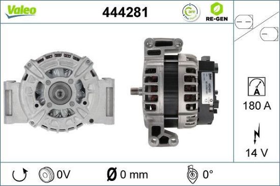 Obrázok Alternátor VALEO  RE-GEN REMANUFACTURED 444281