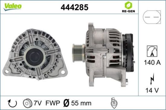 Obrázok Alternátor VALEO  RE-GEN REMANUFACTURED 444285