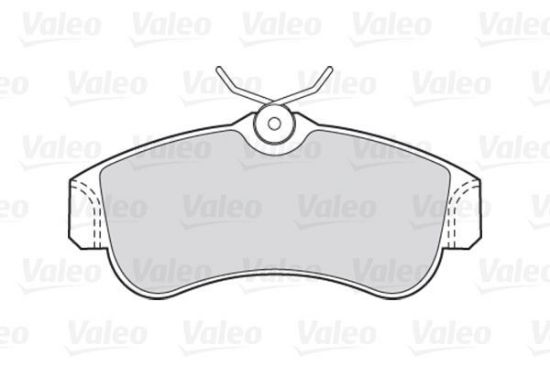 Obrázok Sada brzdových platničiek kotúčovej brzdy VALEO FIRST 301054