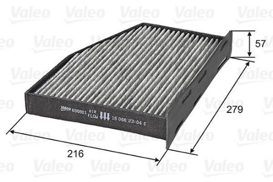 Obrázok Filter vnútorného priestoru VALEO  PROTECT 698801