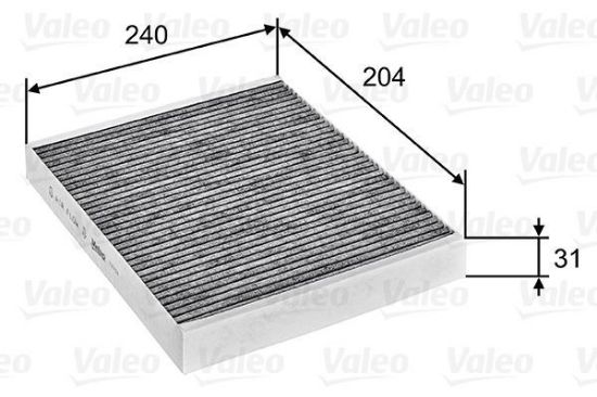 Obrázok Filter vnútorného priestoru VALEO  PROTECT 715752