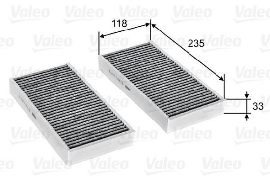 Obrázok Filter vnútorného priestoru VALEO  PROTECT 715811
