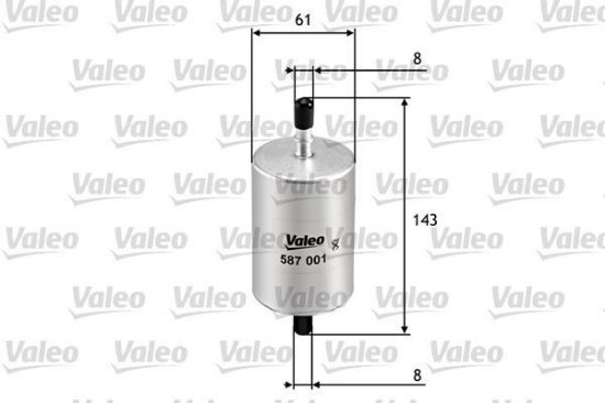 Obrázok Palivový filter VALEO  587001