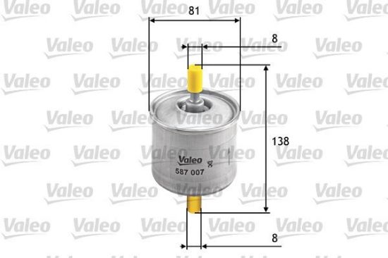 Obrázok Palivový filter VALEO  587007