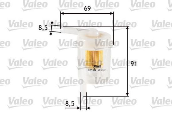 Obrázok Palivový filter VALEO  587048