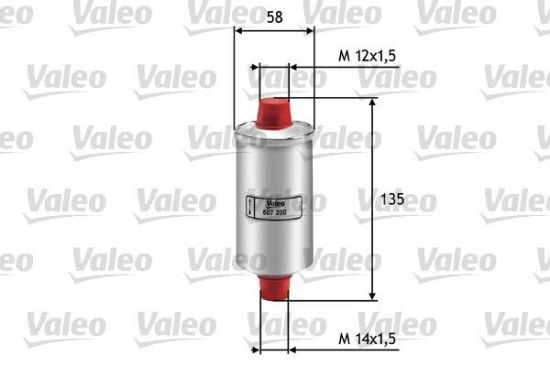 Obrázok Palivový filter VALEO  587200