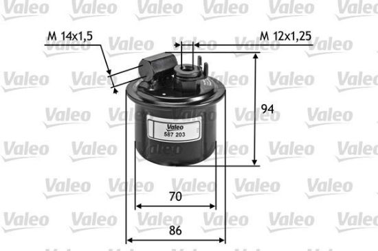 Obrázok Palivový filter VALEO  587203
