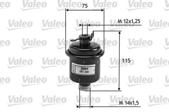Obrázok Palivový filter VALEO  587208