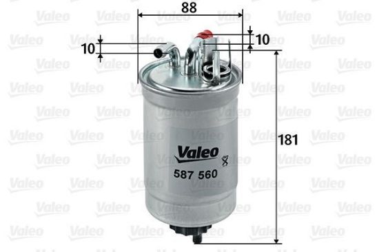 Obrázok Palivový filter VALEO  587560