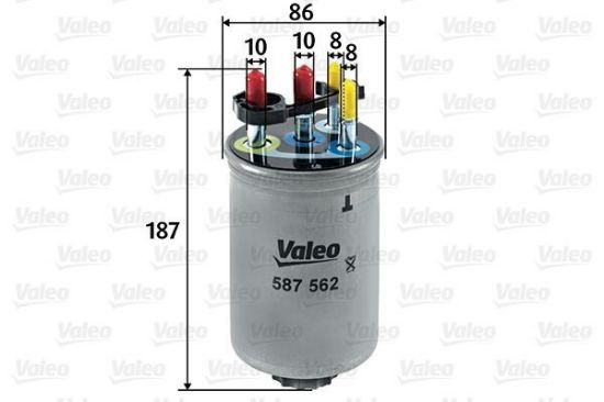 Obrázok Palivový filter VALEO  587562