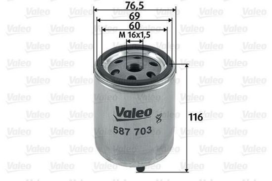Obrázok Palivový filter VALEO  587703