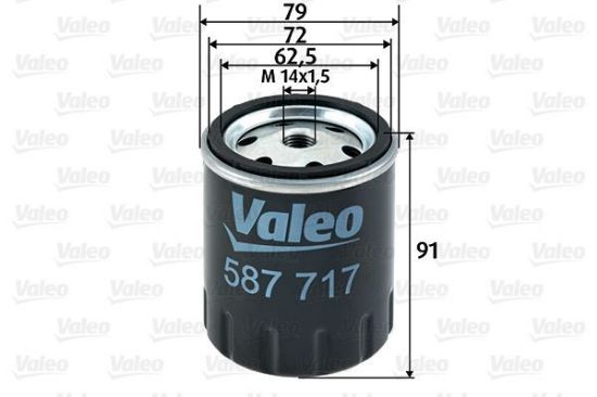 Obrázok Palivový filter VALEO  587717