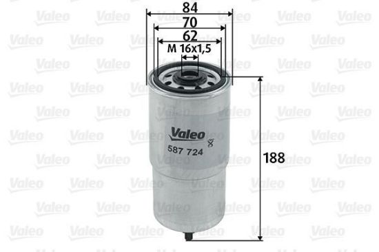Obrázok Palivový filter VALEO  587724