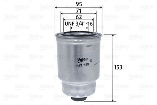 Obrázok Palivový filter VALEO  587728