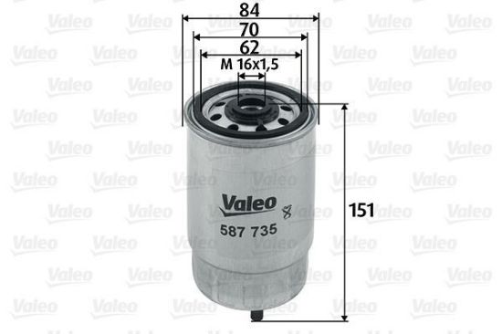 Obrázok Palivový filter VALEO  587735