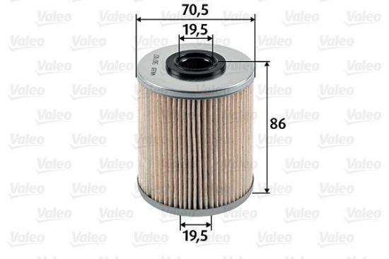 Obrázok Palivový filter VALEO  587917