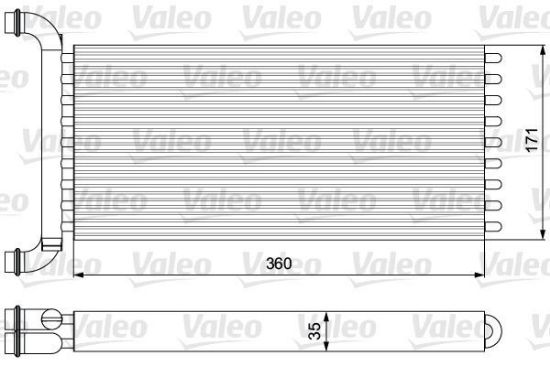 Obrázok Výmenník tepla vnútorného kúrenia VALEO  811521