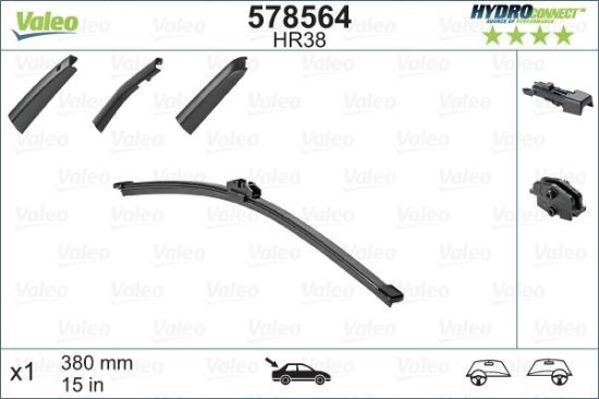 Obrázok Stieracia lišta VALEO HYDROCONNECT REAR 578564