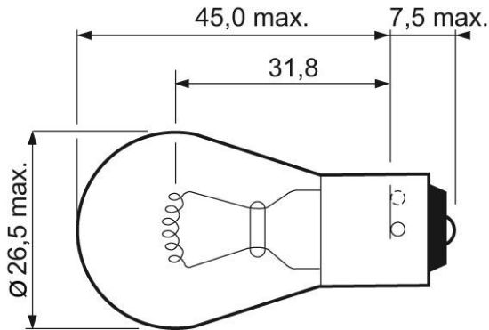 Obrázok żiarovka pre smerové svetlo VALEO ESSENTIAL 032103