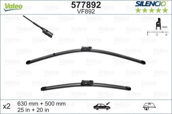 Obrázok Stieracia lišta VALEO SILENCIO FLAT BLADE SET 577892