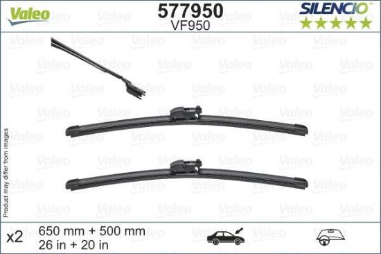 Obrázok Stieracia lišta VALEO SILENCIO FLAT BLADE SET 577950