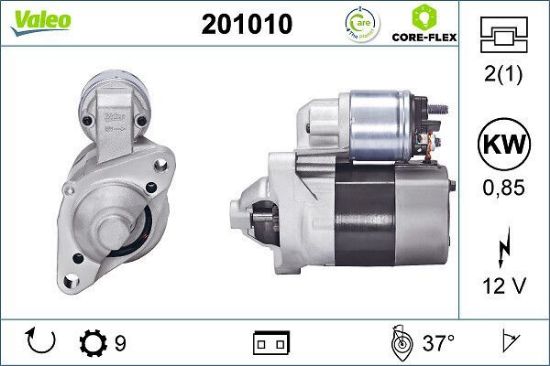 Obrázok żtartér VALEO  CORE-FLEX 201010