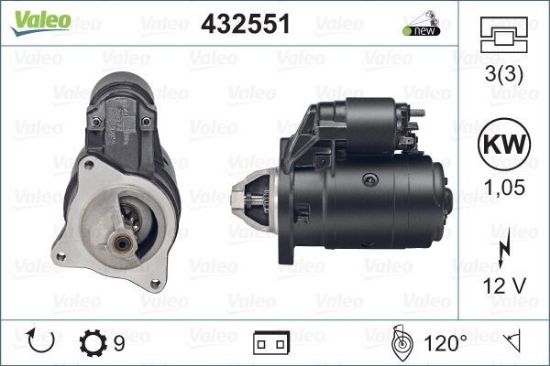 Obrázok żtartér VALEO  ORIGINS NEW 432551