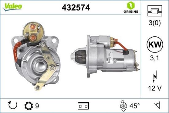 Obrázok żtartér VALEO  ORIGINS NEW 432574